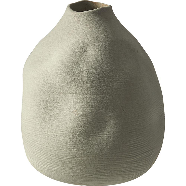 Asymestrisk vase i stentøj