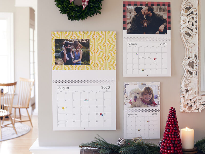 personlige julegaver kalender designs