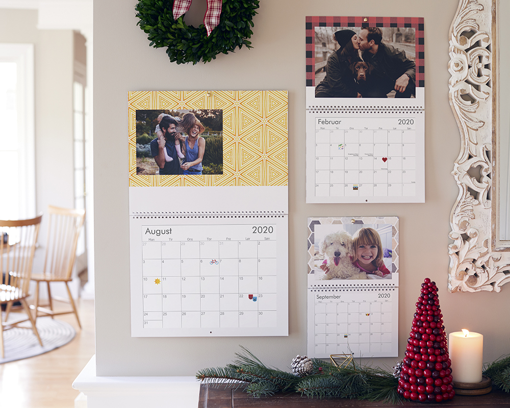personlige julegaver kalender designs