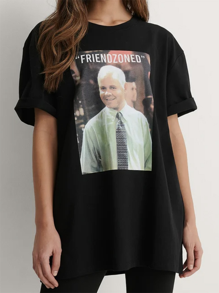 Fed t-shirt med print fra Friends