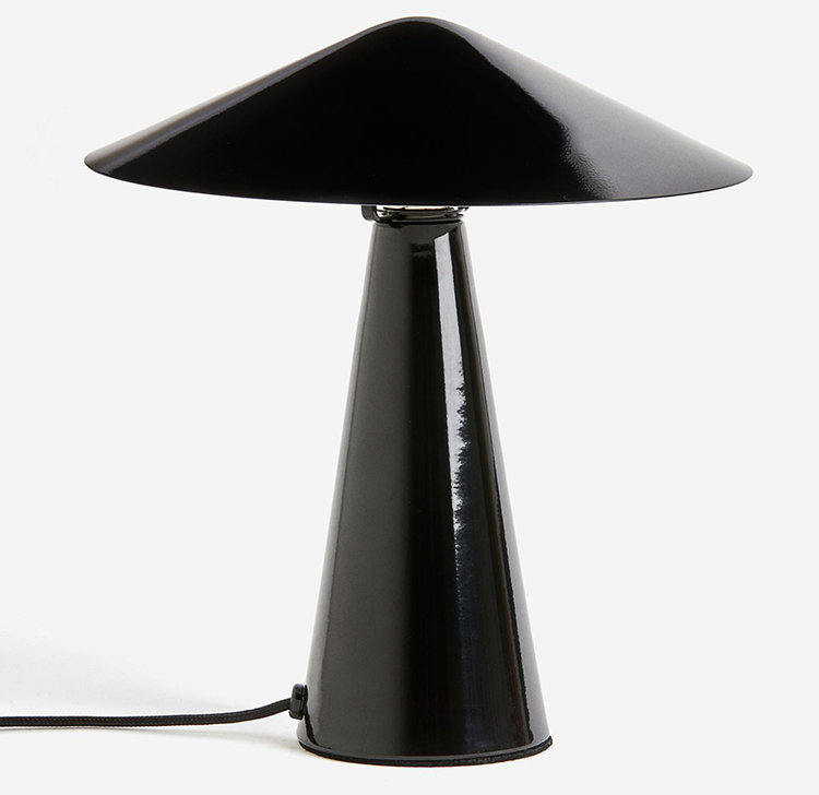 Industriel Chic Sort Bordlampe