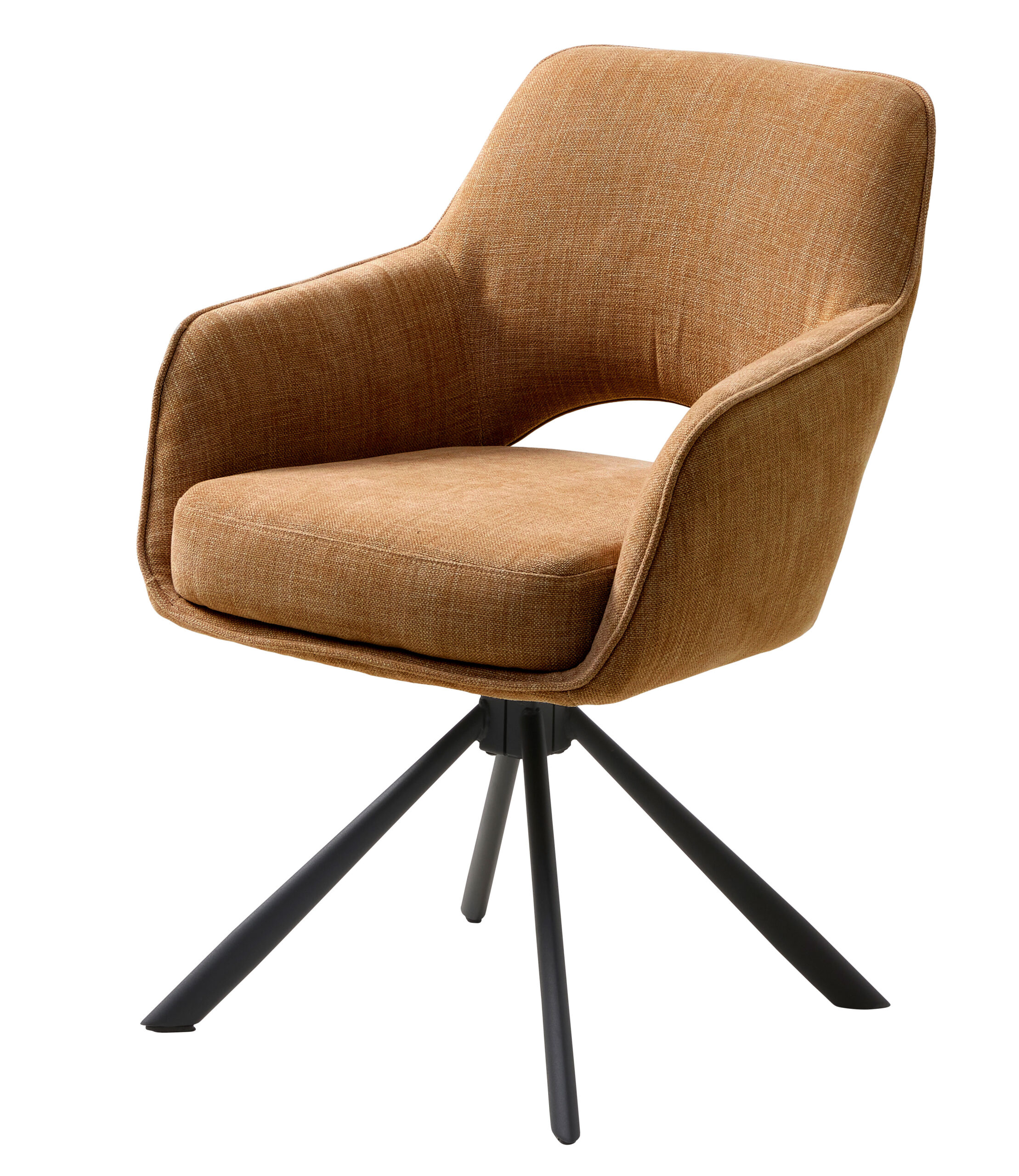 Unique Furniture Cowley spisebordsstol i rust polyester