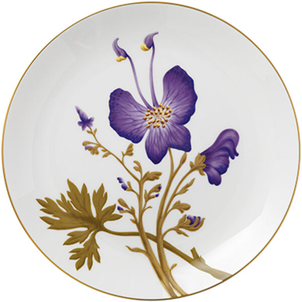 Royal Copenhagen Flora tallerken Stedmoderblomst 27 cm