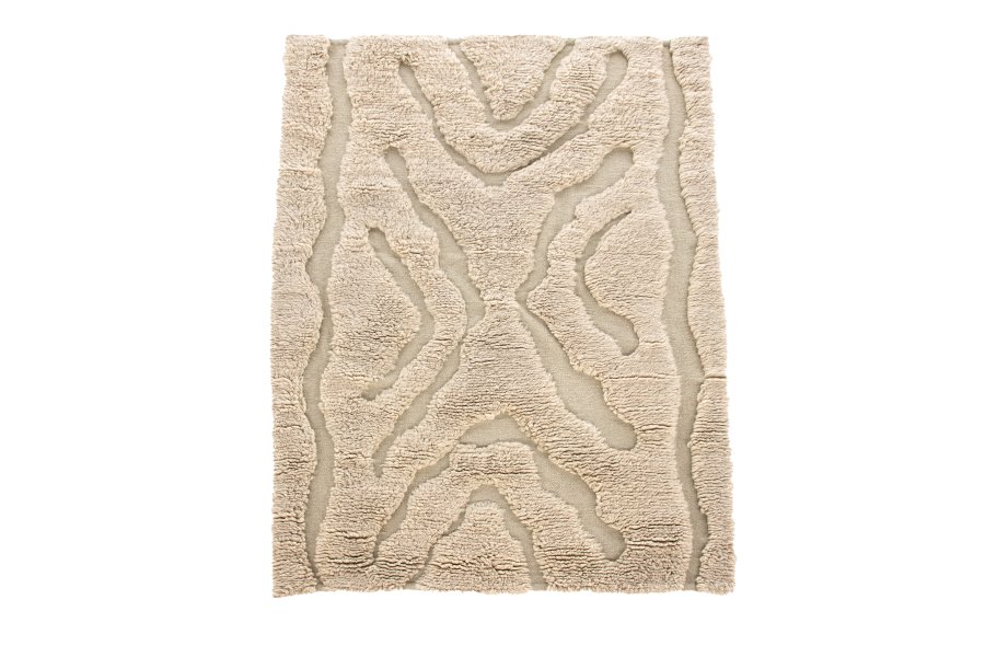 VIND COLLECTION Trondheim x Josefin Lustig gulvtæppe i beige uld