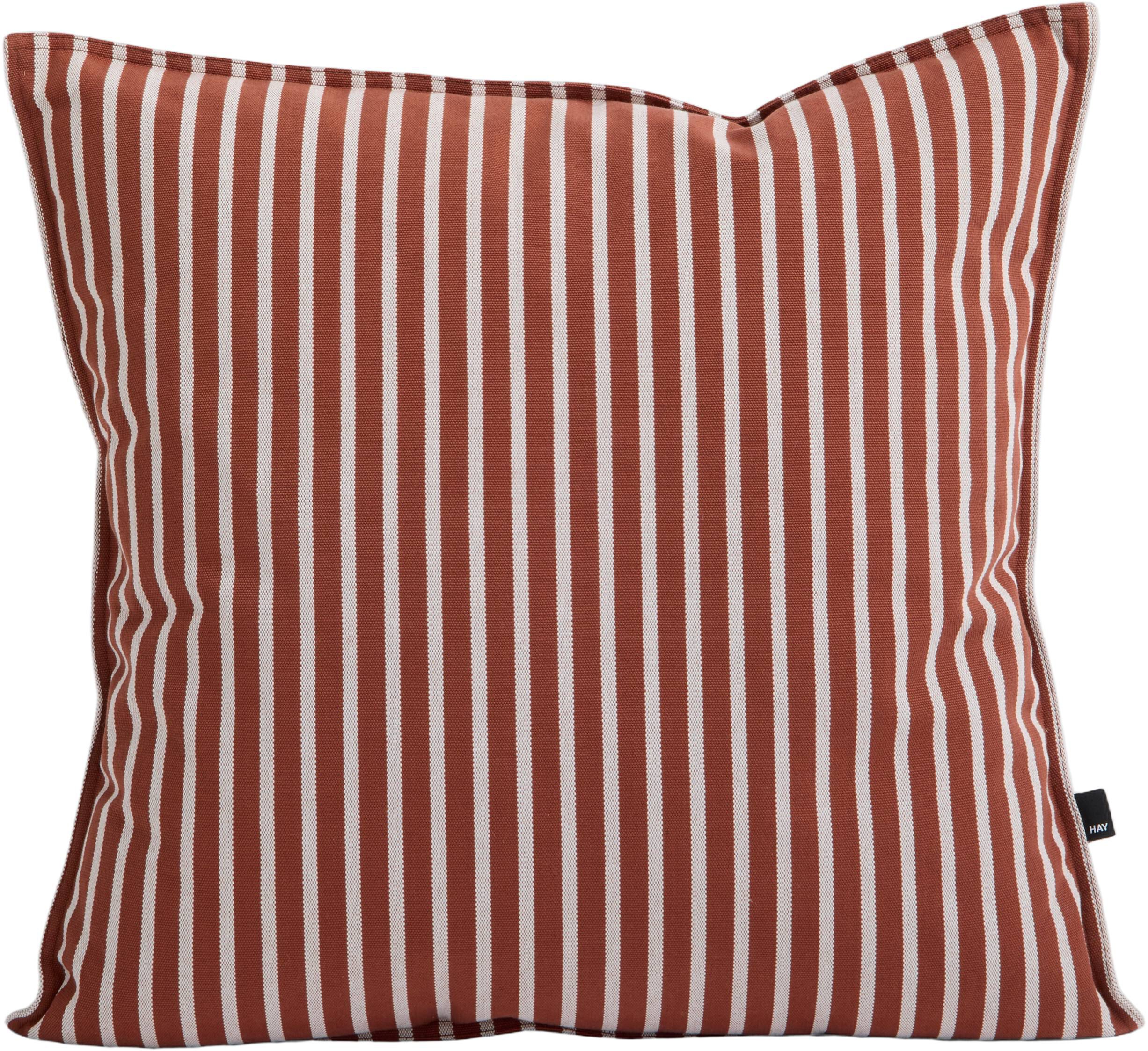 HAY Terrazza Cushion Terracotta Bold Stripe