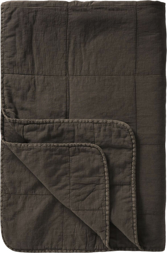 Ib Laursen Vintage quilt i chocolate
