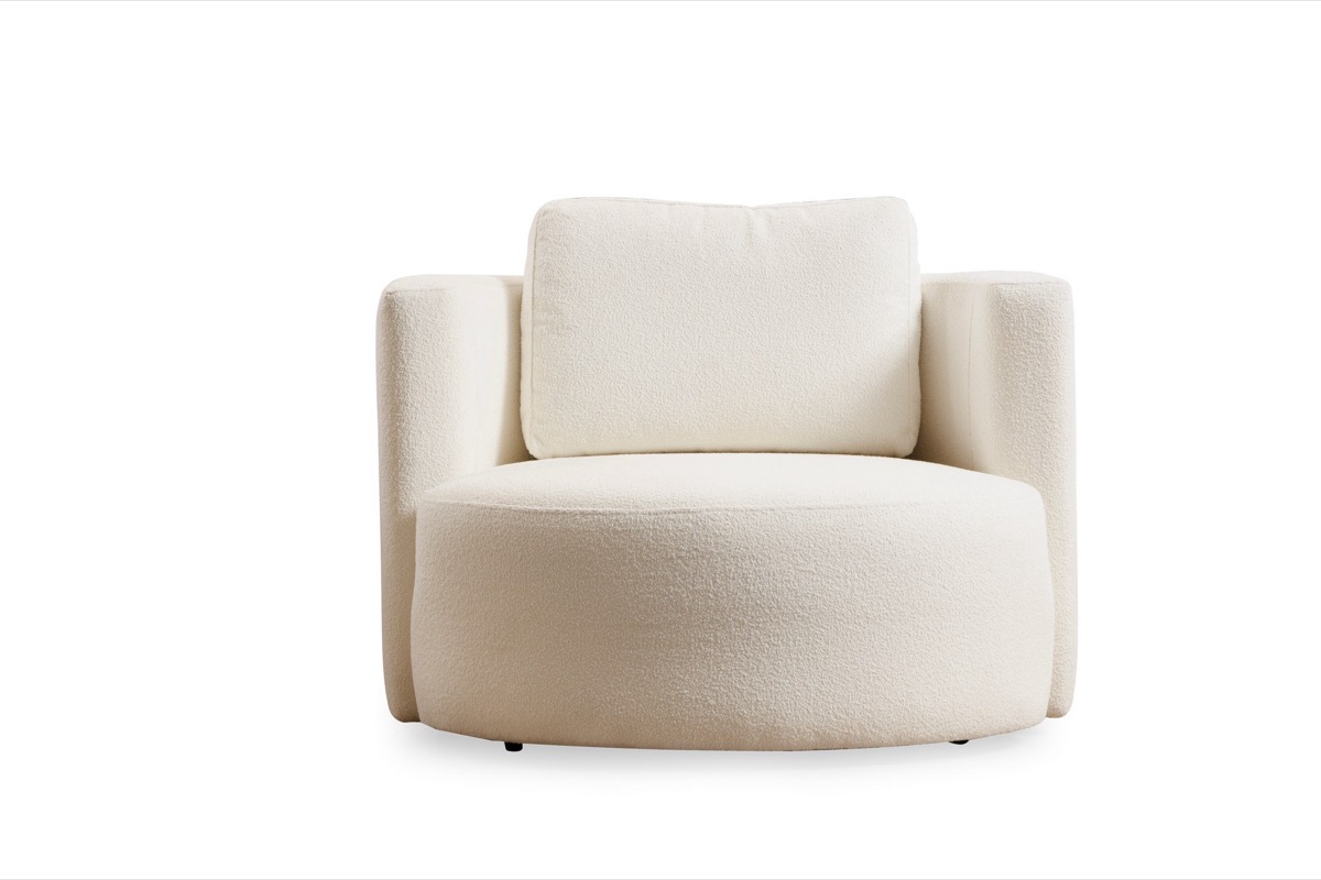 NORDVÄRK Asos lænestol i creme polyester