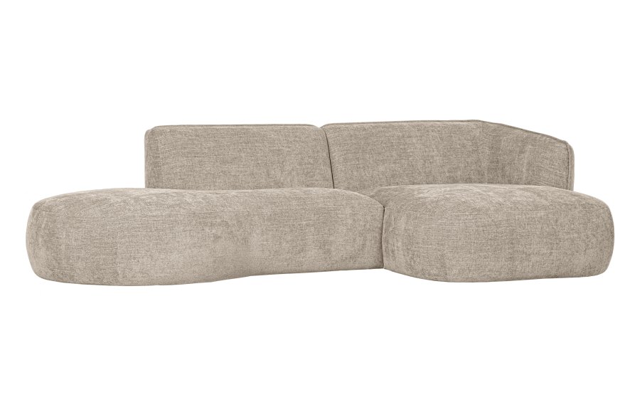WOOOD Exclusive Polly sofa med chaiselong i sand