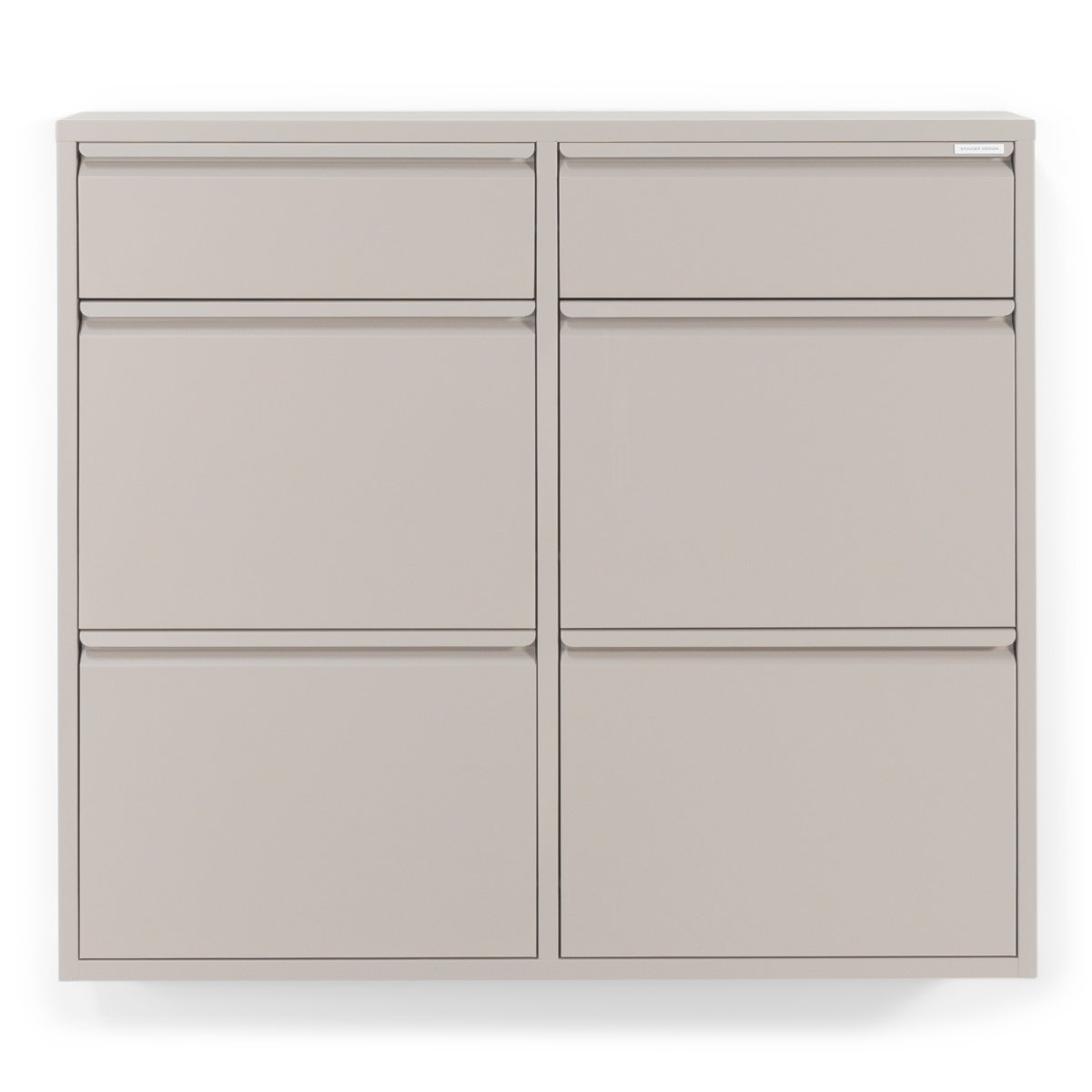 SPINDER DESIGN Billy 6 skoskab i silky taupe