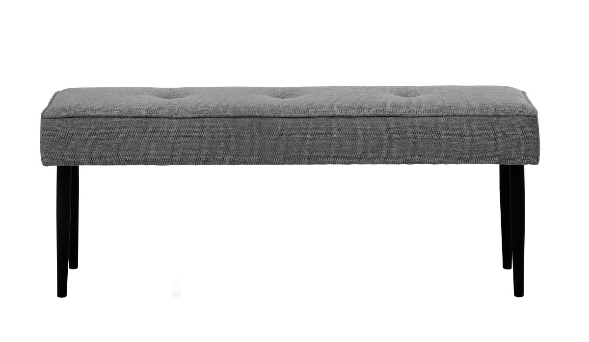 UNIQUE FURNITURE Anzac baenk i graa og sort