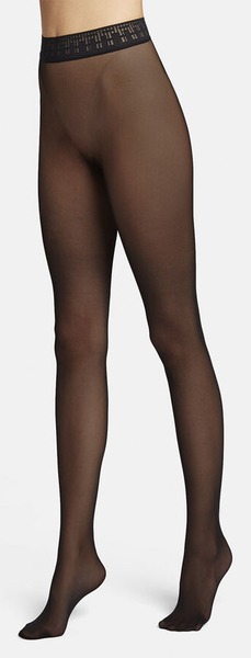 Sorte Wolford Fatal 15 Tights i fuld silhuet
