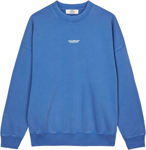 Koboltblå Atli sweatshirt fra Mads Nørgaard