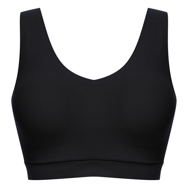 Sort Chantelle SoftStretch polstret bøjlefri top med brede stropper