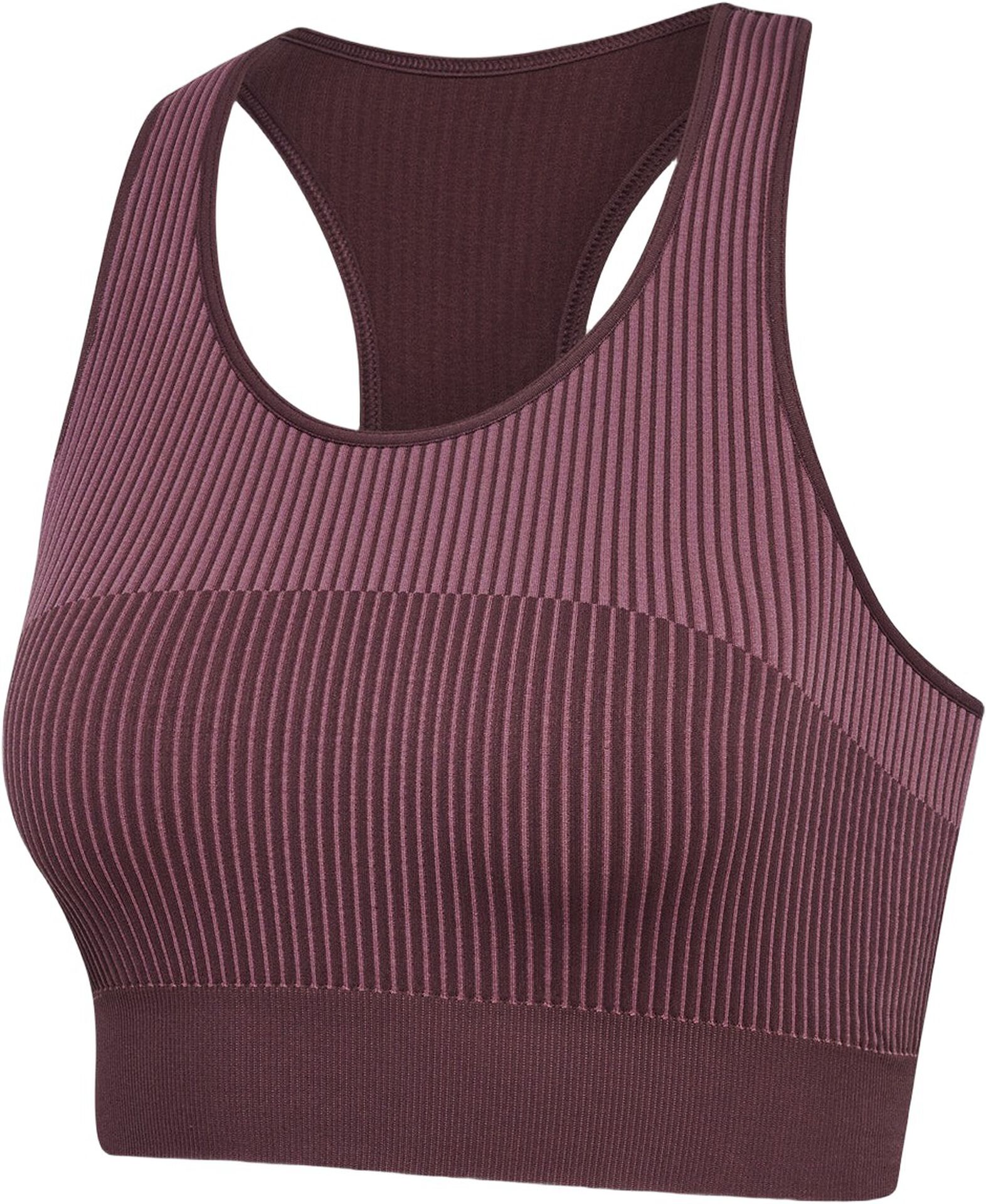 Lilla Yoga Seamless Crop Top fra Hummel