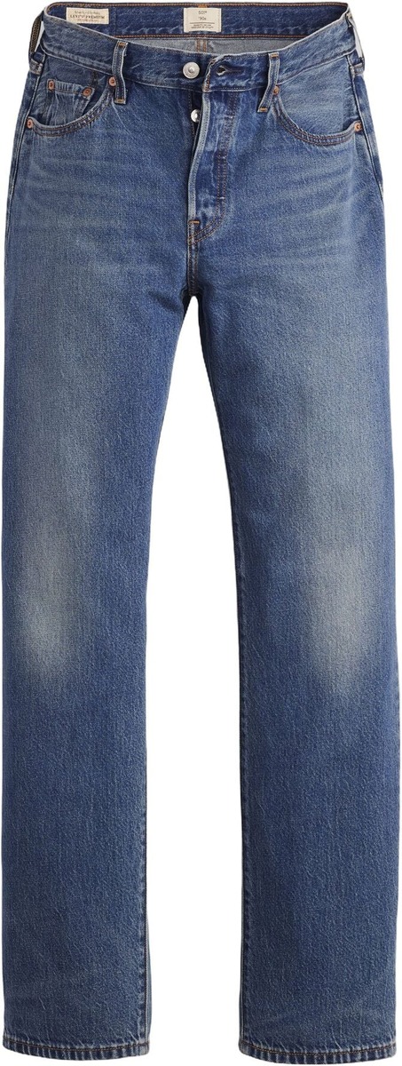 Levi's 501 '90s straight jeans i blå denim med lyocell