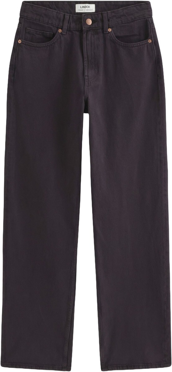 Lilla Lindex straight jeans med høj talje i bomuld