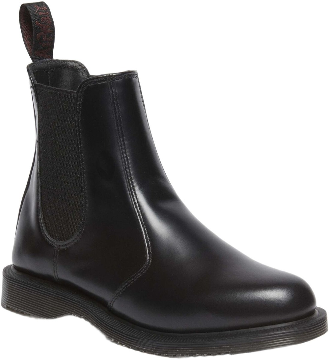 Enkel sort Dr. Martens Flora Chelsea boot