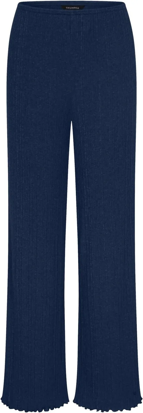 Mørk marineblå Triumph Versatile Rib Straight loungebukser