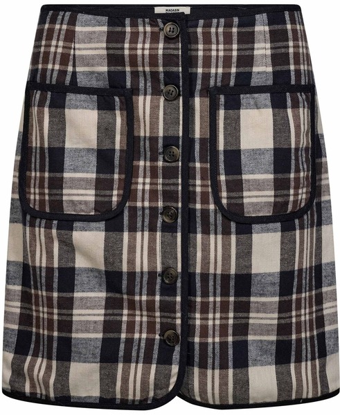 Ternet nederdel med knapfront fra Magasin du Nord Collection