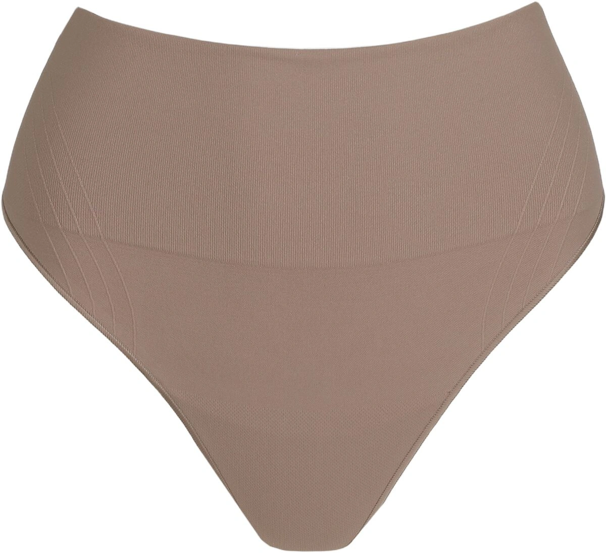 Sandfarvet PrimaDonna Nudda shapewear-G-streng med høj talje