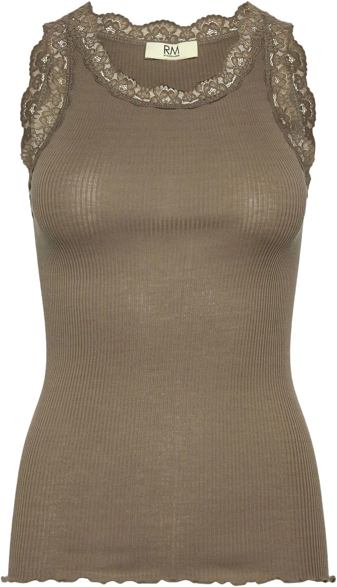 Dusky green top i modalblanding fra RM by Rosemunde