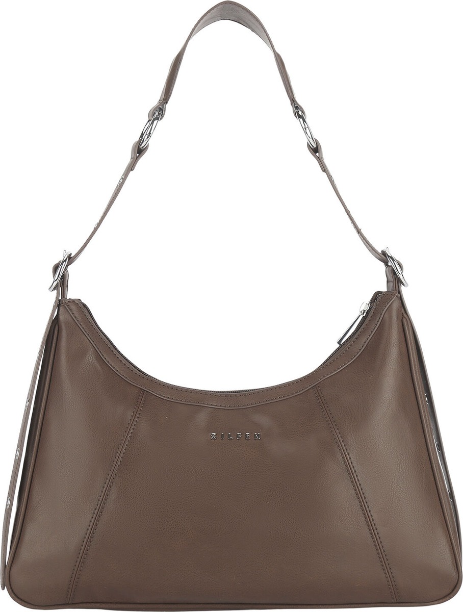 Chokoladebrun Filippa crossbodytaske fra SILFEN