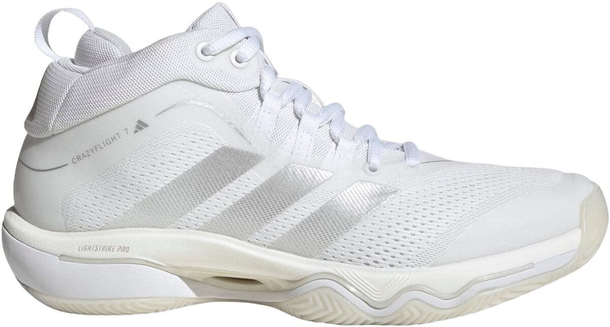 Hvide adidas Crazyflight 7 Mid håndboldsko