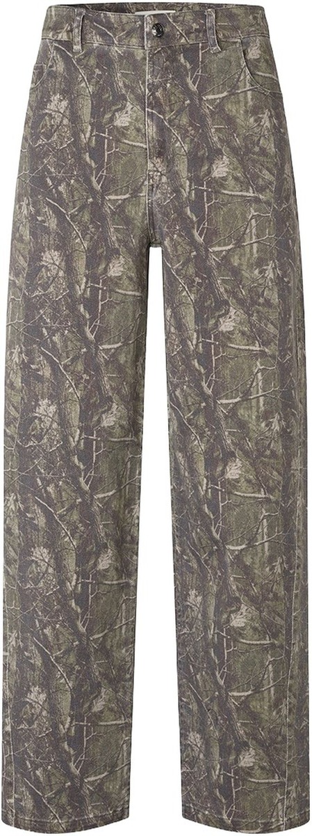 Modström Cartonmd straight jeans med camoprint