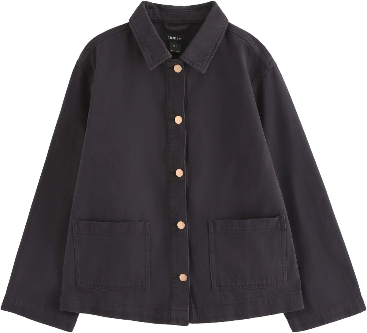 Lilla Jacket Marina overshirt i bomuld fra Lindex