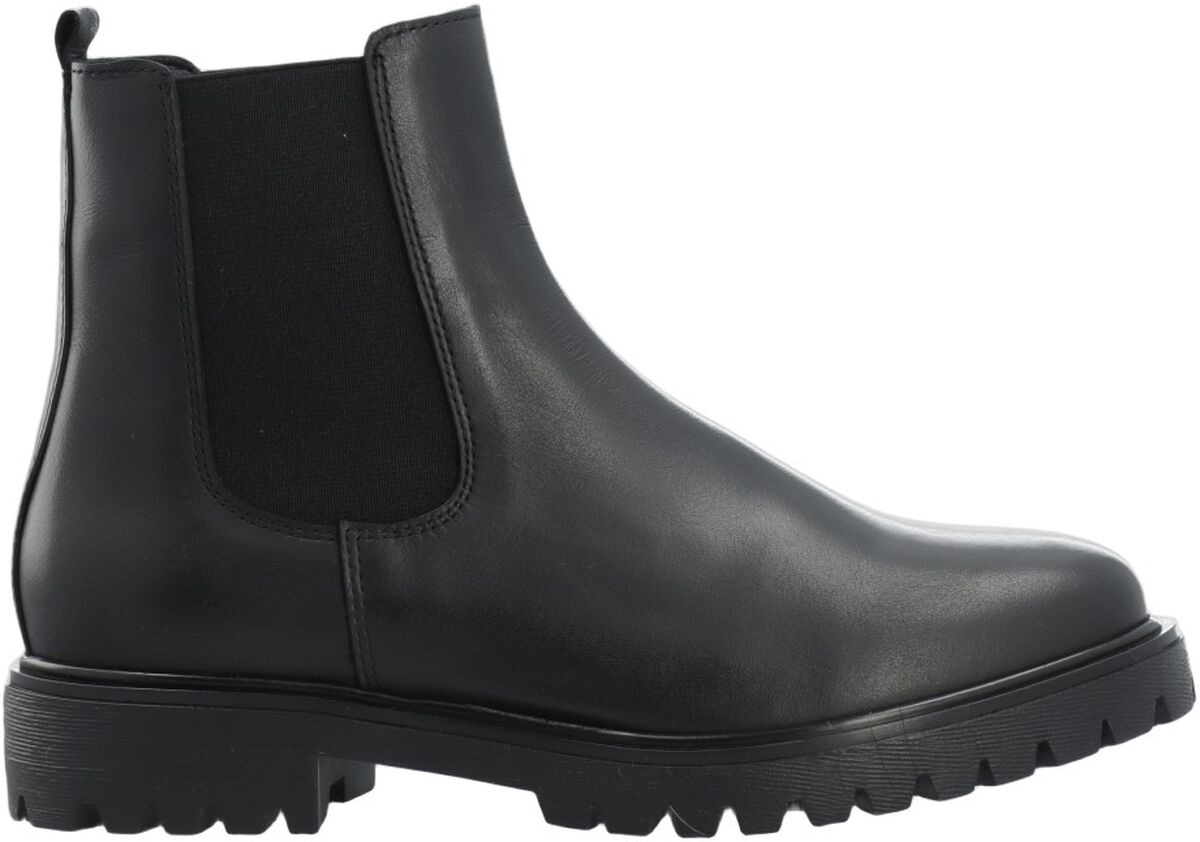 Sort Bianco BIAGINA Chelsea boot i glat okselæder