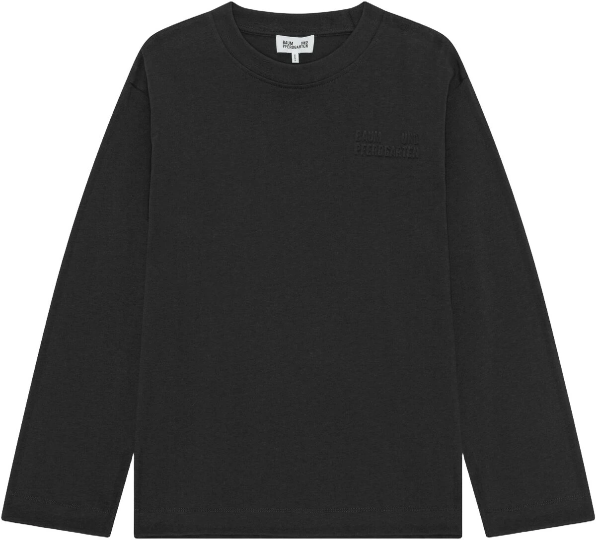 Sort langærmet Jeevona T-shirt fra Baum und Pferdgarten