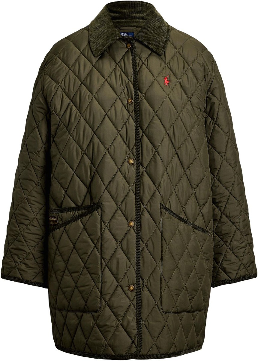Grøn quiltet barn jacket fra Polo Ralph Lauren