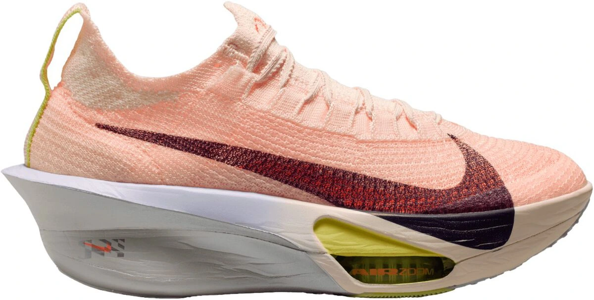 Ferskenfarvede Nike Alphafly Next 3 premium-racesko til kvinder