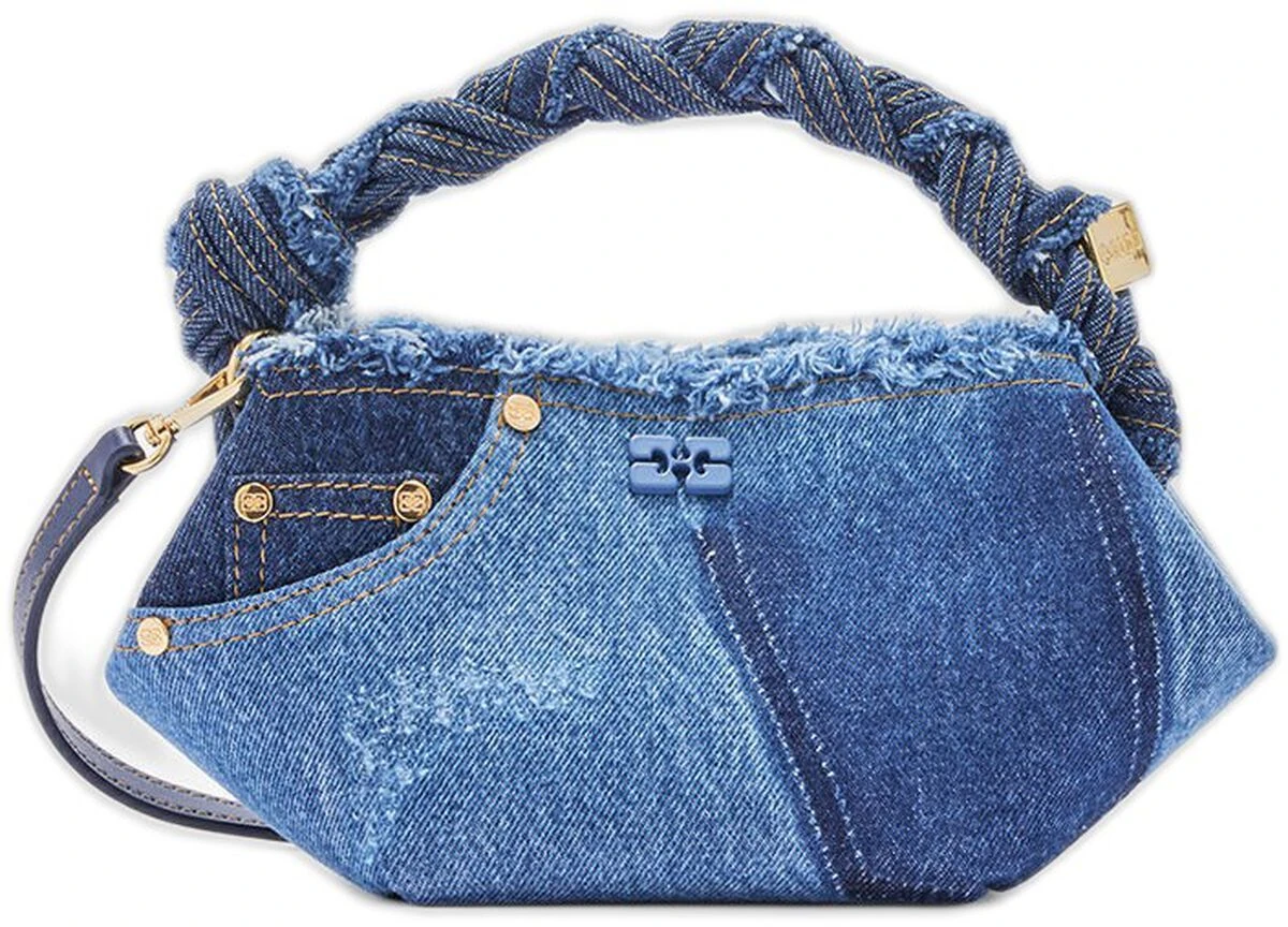 GANNI Bou Mini Denim taske