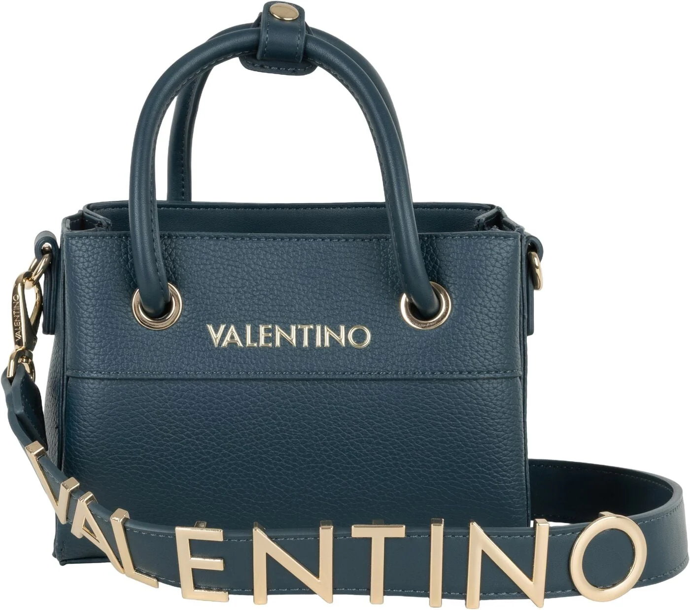 Petrolfarvet Valentino Bags Alexia skuldertaske