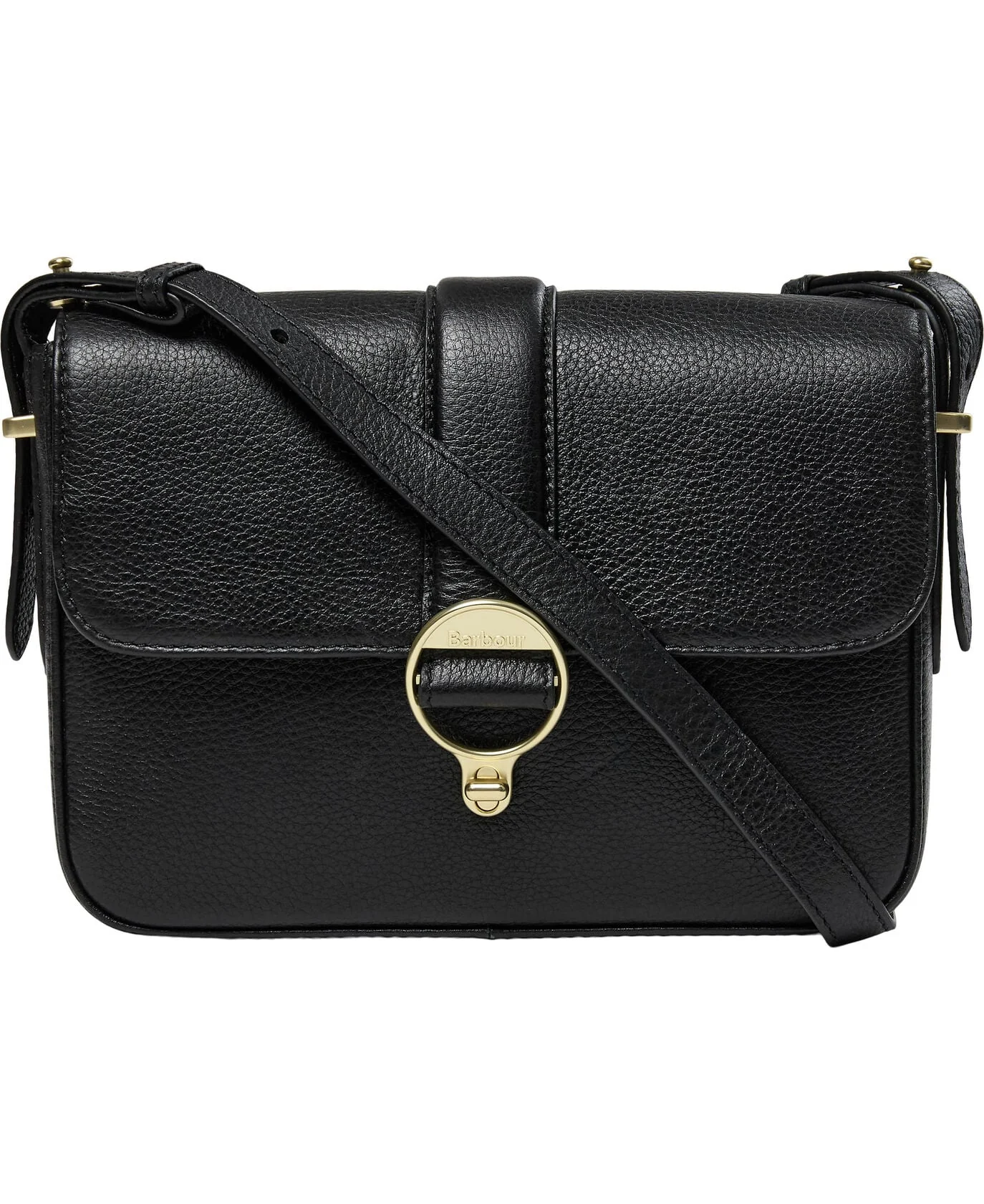 Sort Barbour Rosa Leather Crossbody Bag