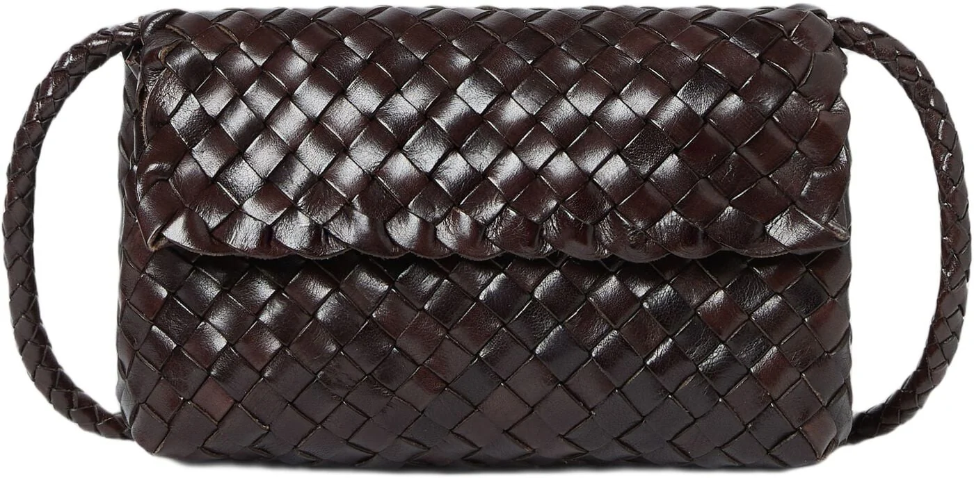 Chokoladebrun Loeffler Randall Mini Woven Crossbody