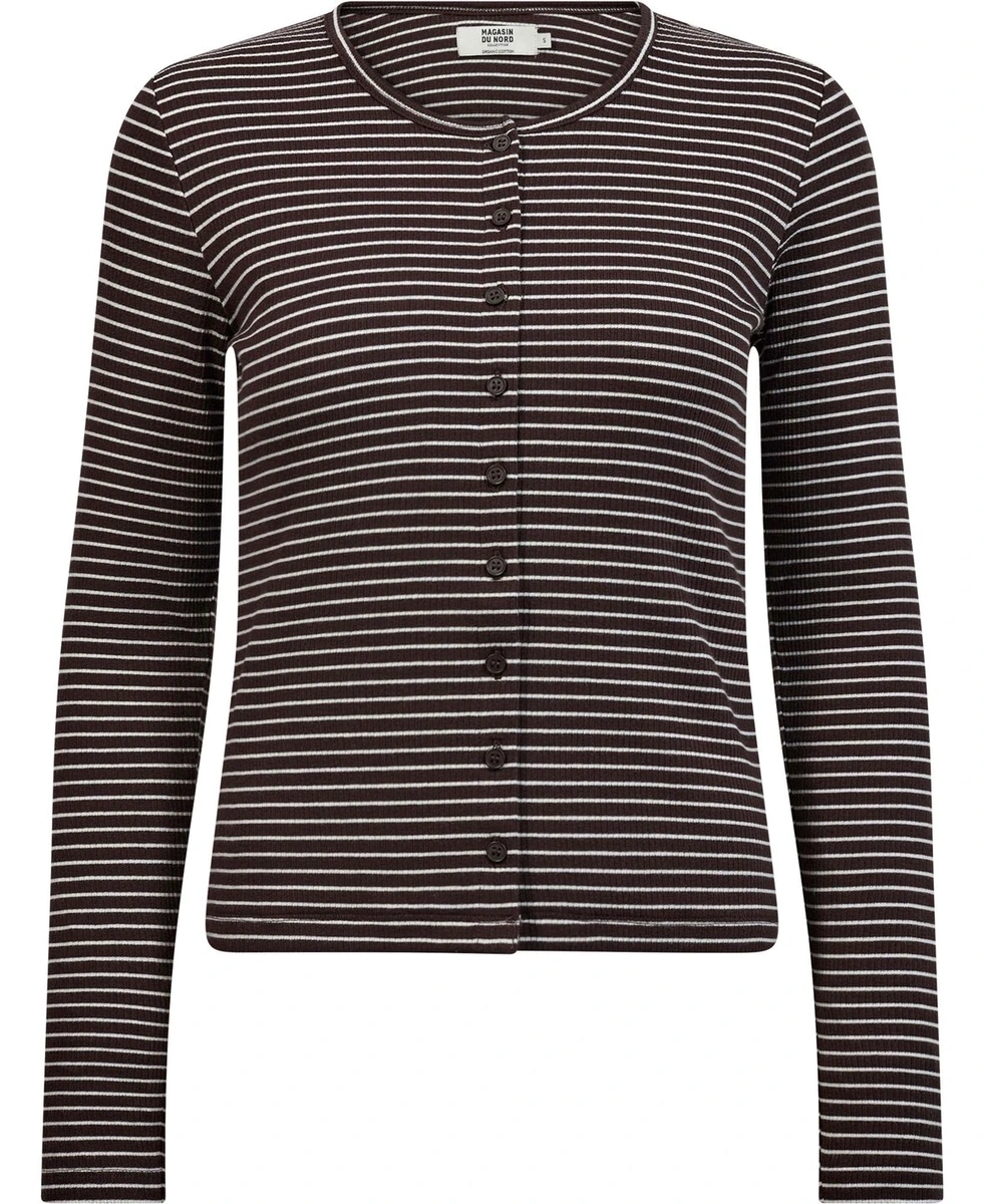 Magasin du Nord Collection Daryl 3 Cardigan - GOTS – produktbillede