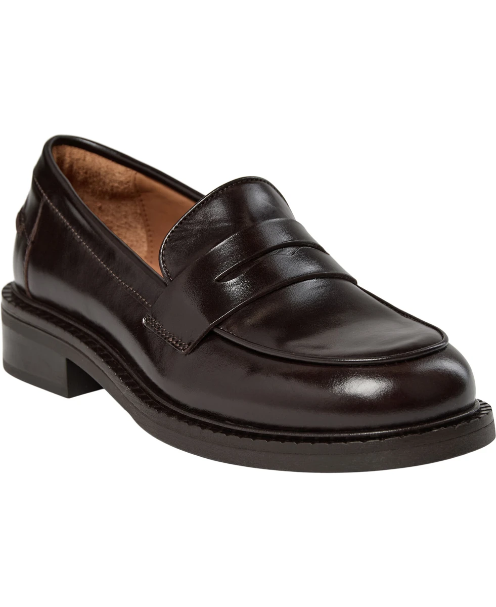 Brune læderloafers fra Billi Bi