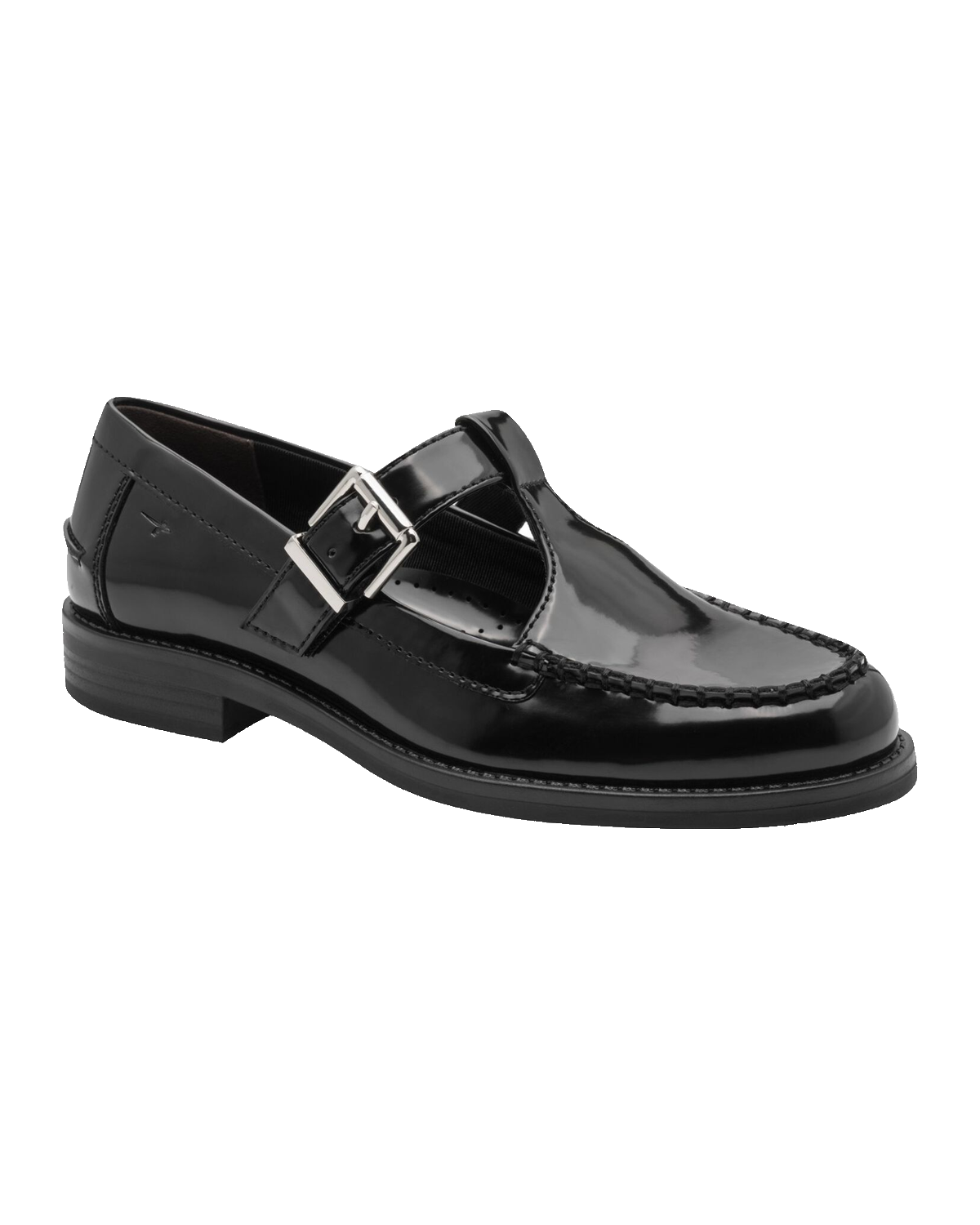 Sorte loafers med rem fra Tamaris