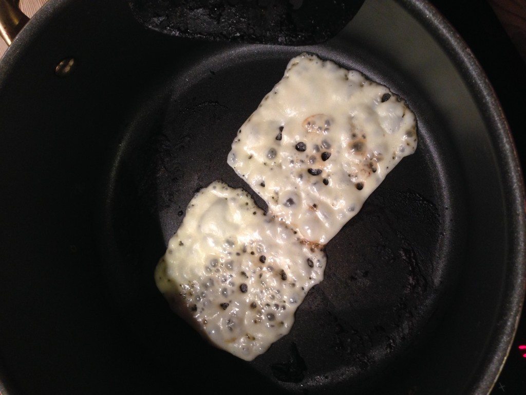 Grillet ost pande