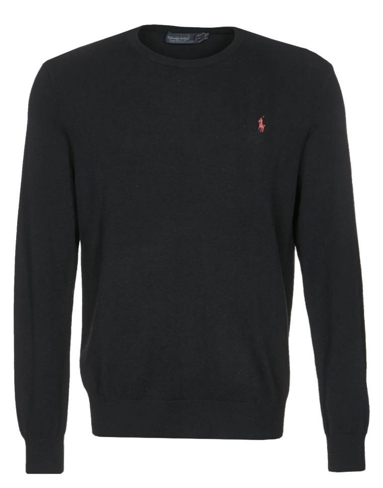 sorte striktrøjer ralph lauren