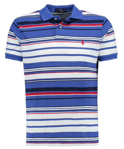 Stribet Ralph Lauren polo til mænd