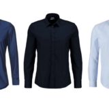 blå skjorte herre