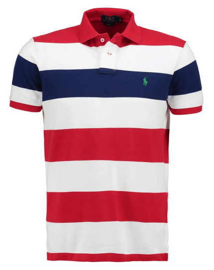 Stribet Ralph Lauren polo til mænd