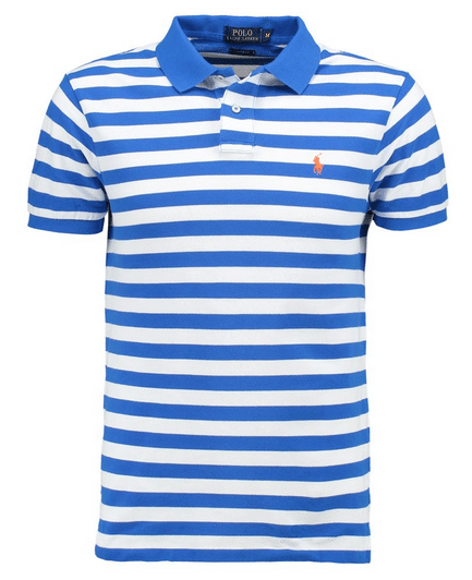 Stribet Ralph Lauren polo til mænd