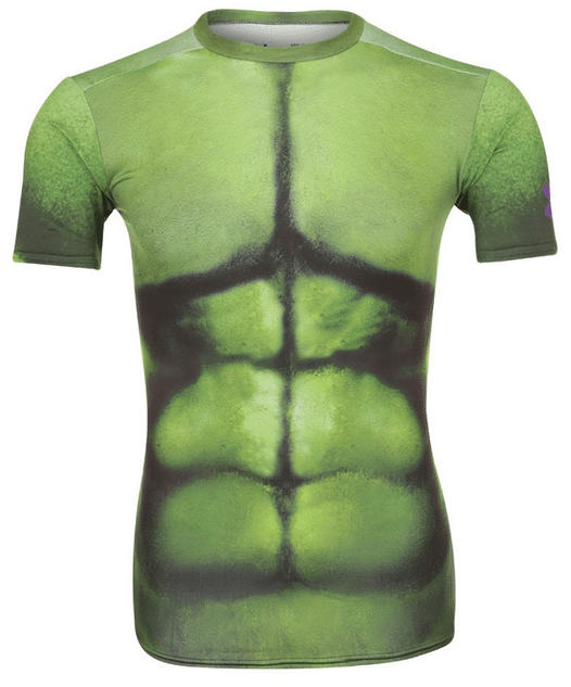 løbe t-shirt herre superhelt