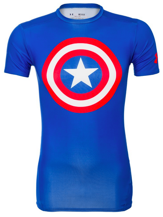 løbe t-shirt herre superhelt