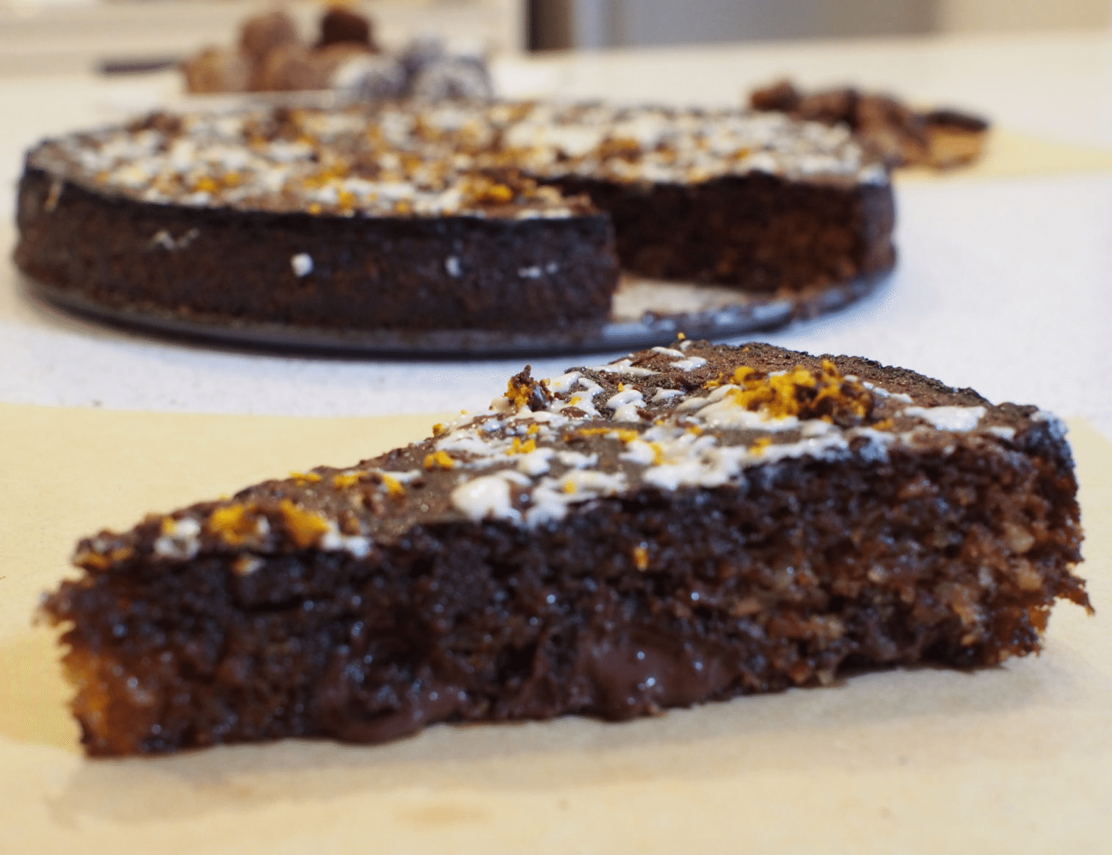 glutenfri julekage med chokolade