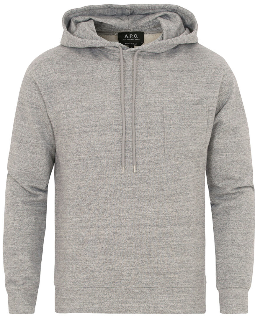 grå hættetrøje mænd